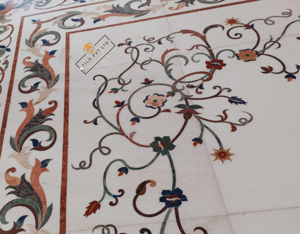 Marble Inlay Flooring