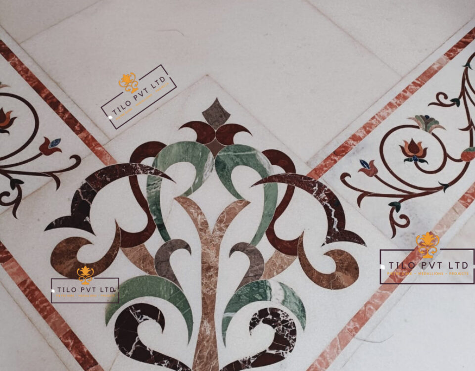 Marble Inlay Flooring
