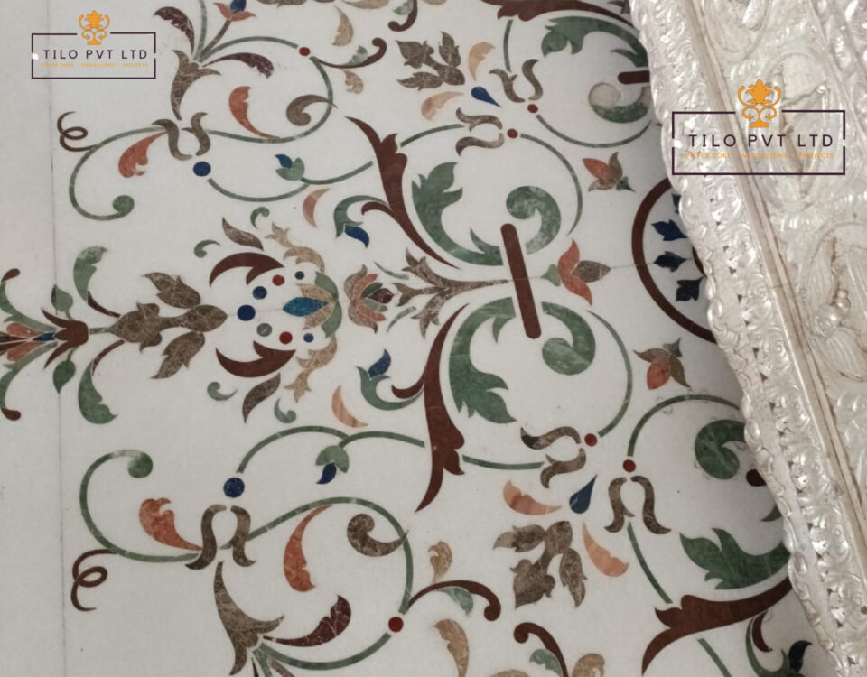 Marble Inlay Flooring