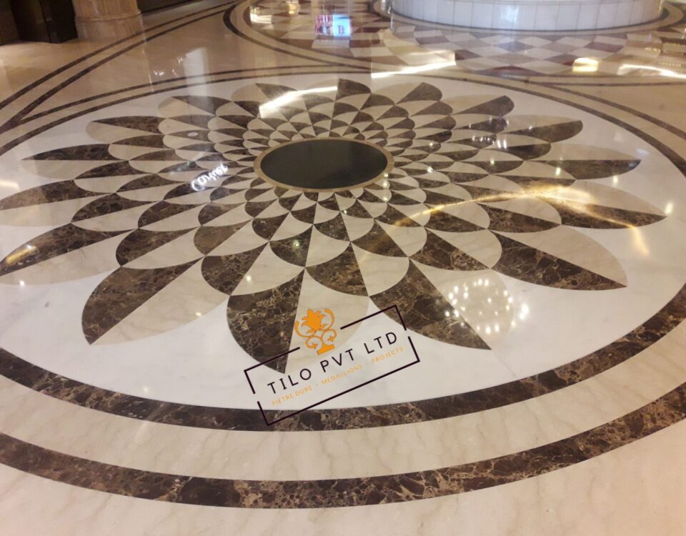 Marble Inlay Flooring