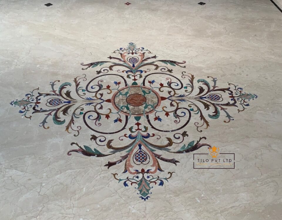 Marble Inlay Flooring