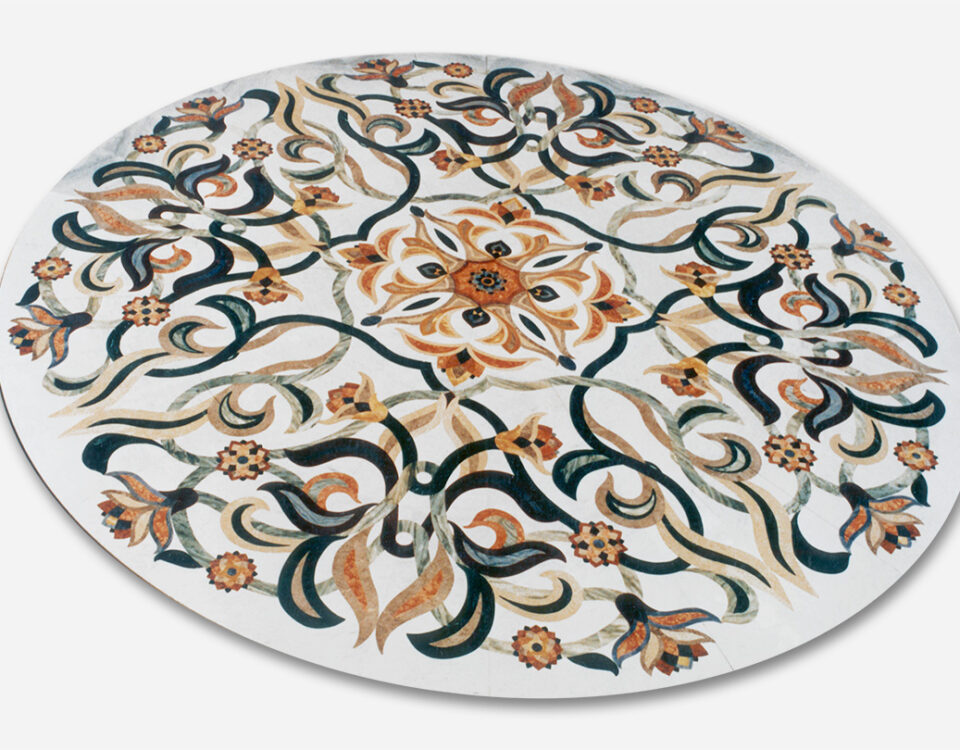marble inlay flooring