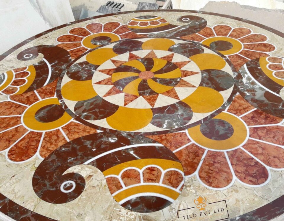 Marble Floor Medallion