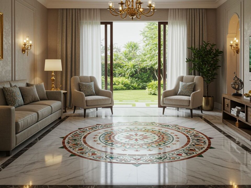 Marble Inlay Flooring Manufacturer & Supplier in India