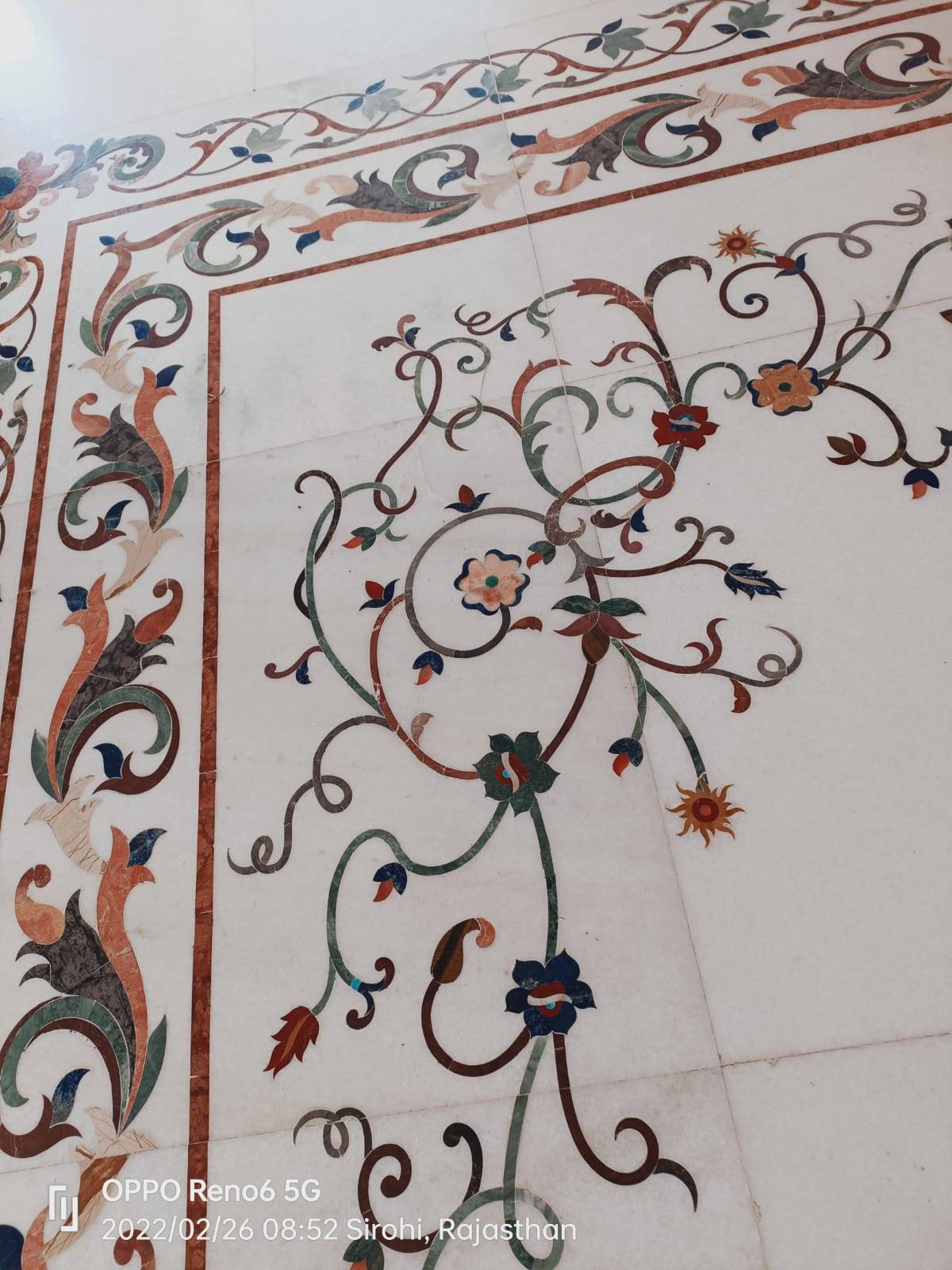 Marble Inlay Flooring