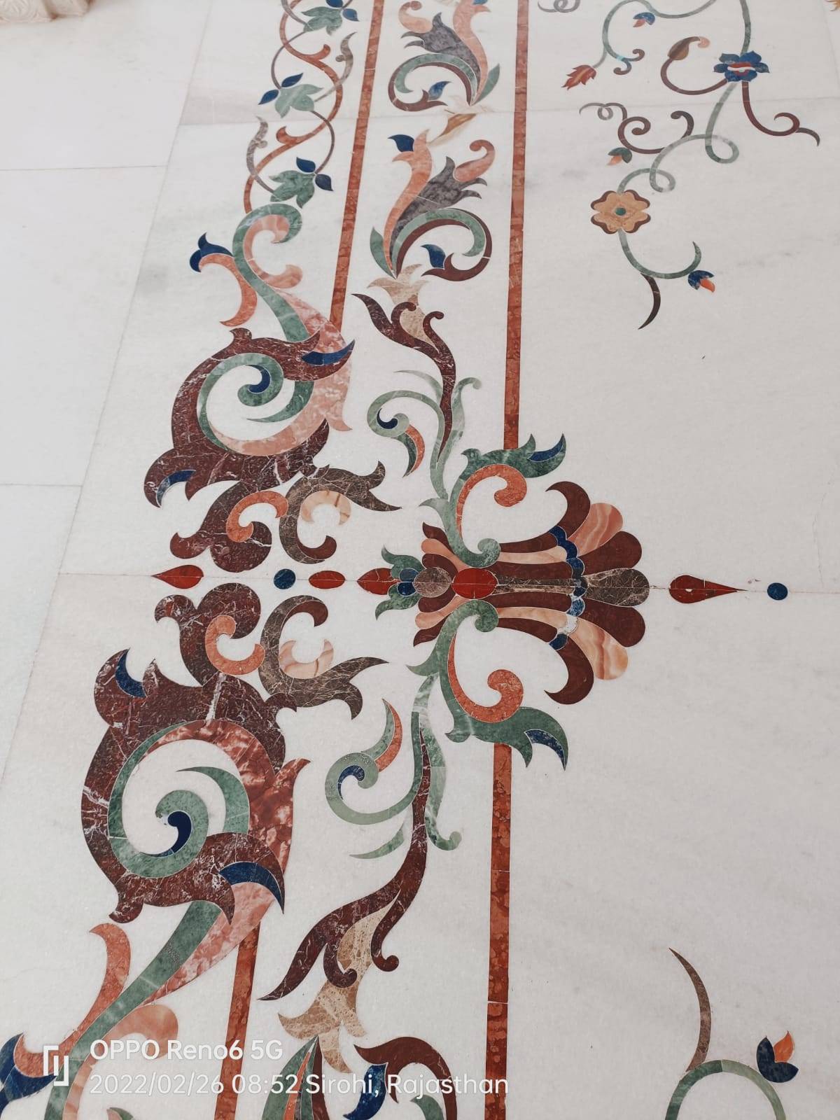 Marble Inlay Flooring