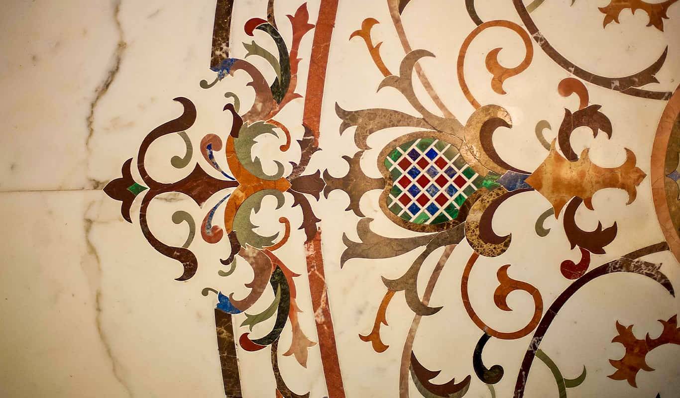 Marble Inlay Flooring